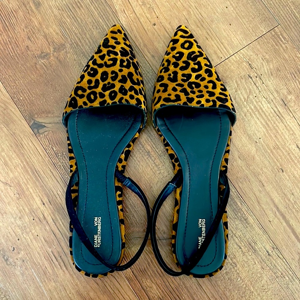DVF Leopard Sandals